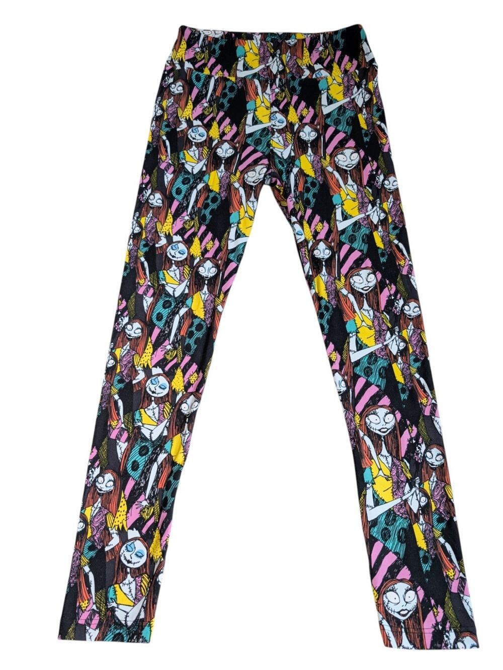 Lularoe 2-10** Leggings Disney Sally Patchwork Nightmare Befor Christmas Kidcore
